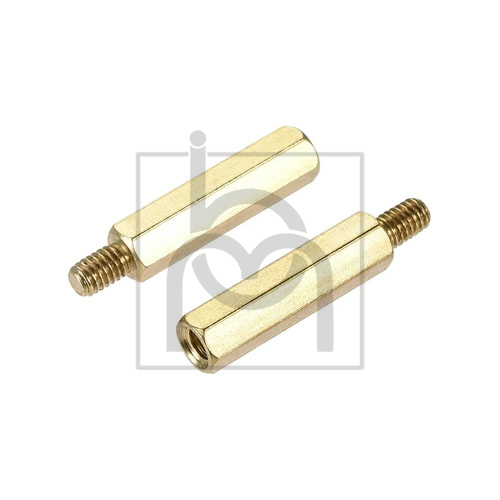 Brass Hex Spacers 10